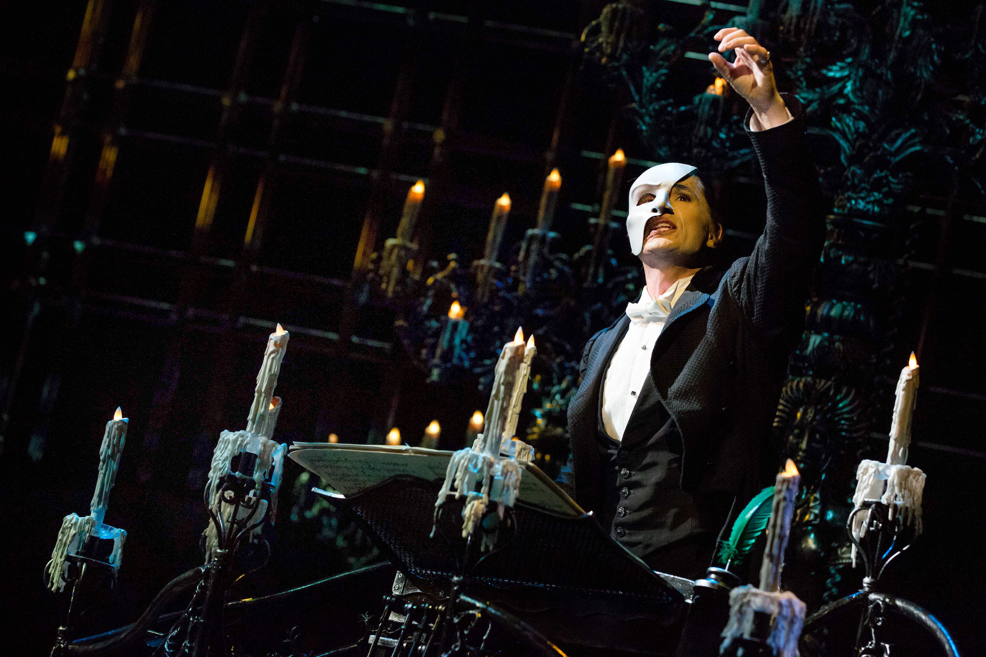 Peter Joback in the 30th anniversary production of "The Phantom of the Opera."