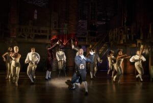 Leslie Odom Jr. and the original Broadway cast of Hamilton