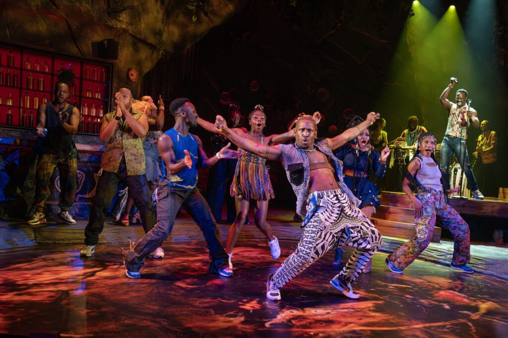 The cast of "Goddess" at The Public Theater.