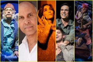 A composite of Broadway performers who weren't nominated for Tony Awards.