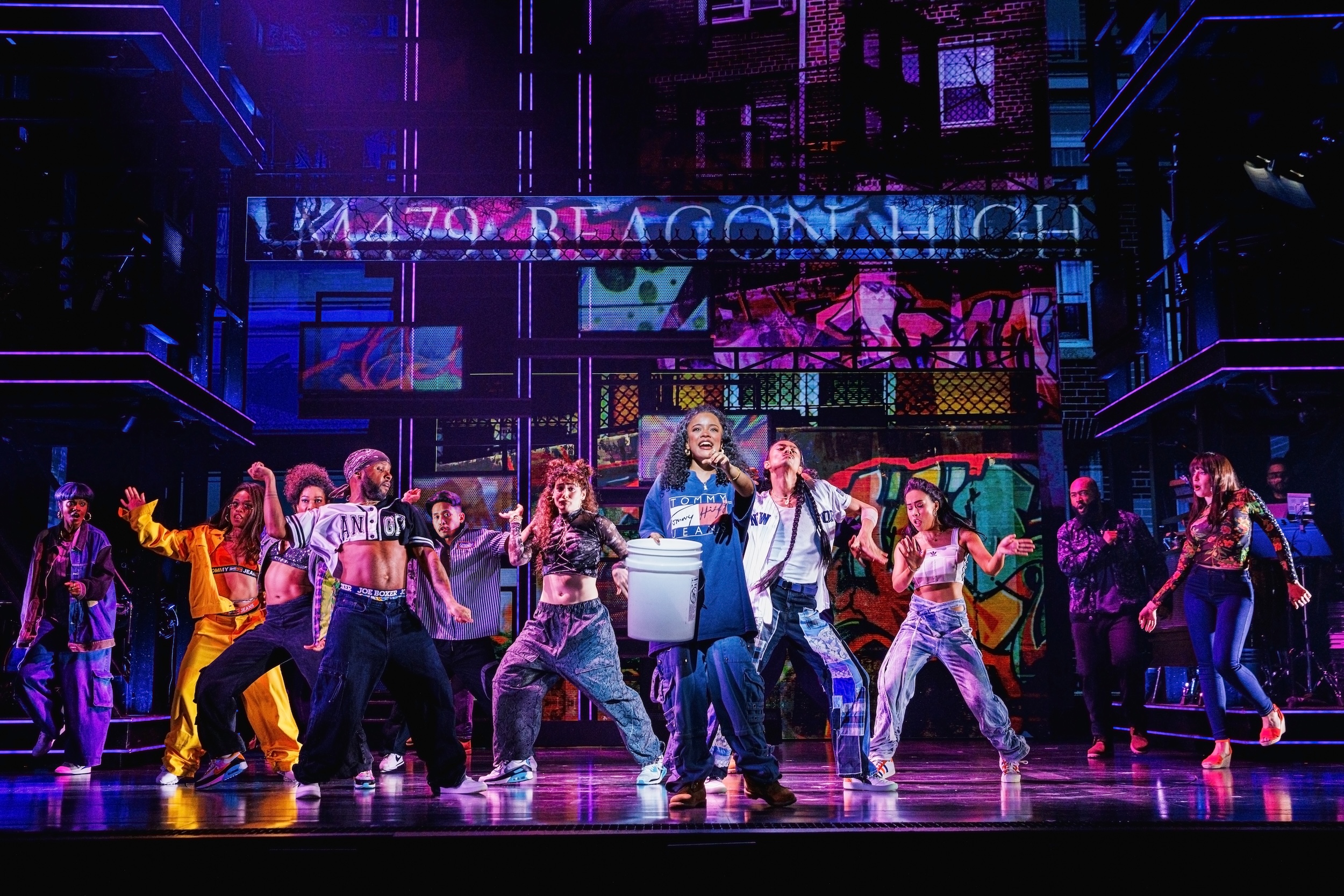 The Broadway cast of "Hell's Kitchen."
