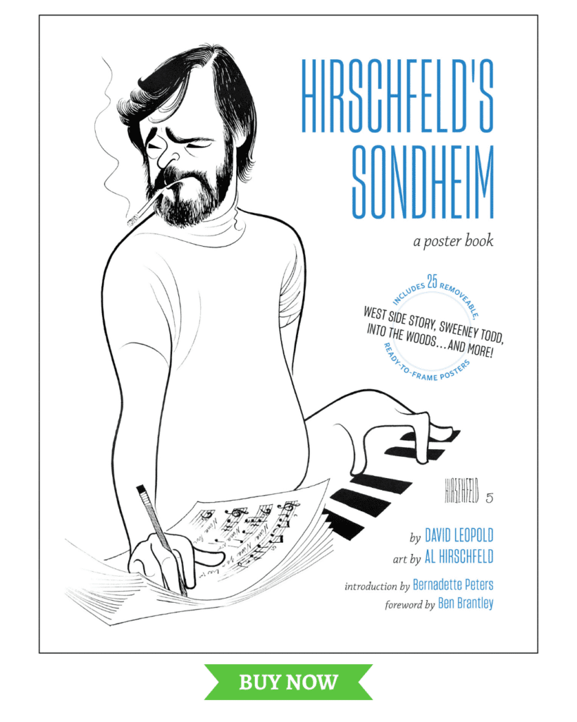 Hirschfeld's Sondheim book cover