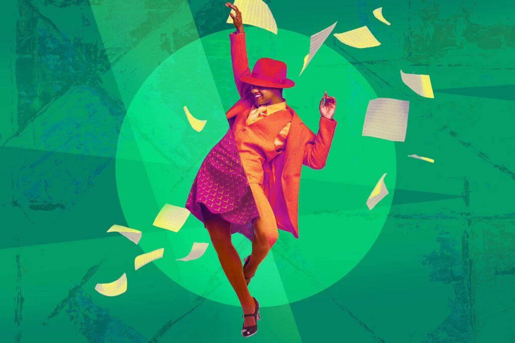 "Play On" graphic, Signature Theatre