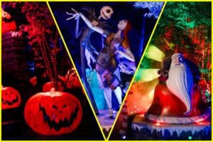 "Tim Burton's The Nightmare Before Christmas Light Trail."