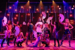 J. Harrison Ghee and the cast of "Saturday Church" at New York Theatre Workshop.