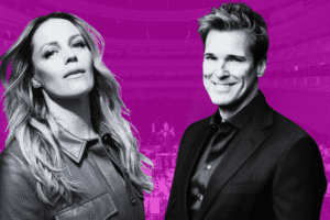 Elizabeth Stanley and Hugh Panaro