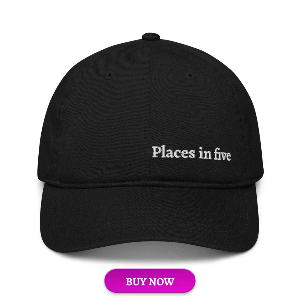 places in five baseball cap, limited edition 1 Minute Critic