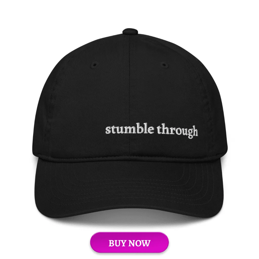 stumble through baseball cap, limited edition 1 Minute Critic