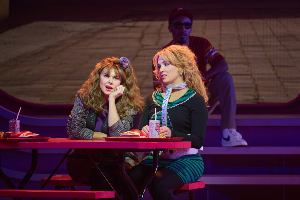 Laura Bell Bundy and Kara Lindsay in "Romy & Michele: The Musical."