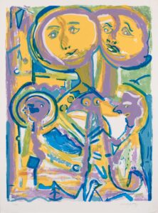 "Carnival," Herbert Gentry, Bellagio Gallery of Fine Art.