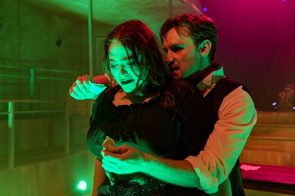 Ava Lane Stovall and David Moreland in Kokandy Productions’ "Jekyll & Hyde."