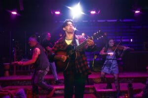 Matt Rodin and the company of "Beau the Musical."