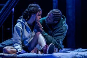 Alysia Velez and Aaron James McKenzie in "Revolution(s)."