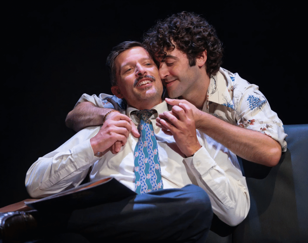 Steve Pacek and Will Stephan Connell  in Arden Theatre Company’s "Falsettos." Photo by Mark Garvin.