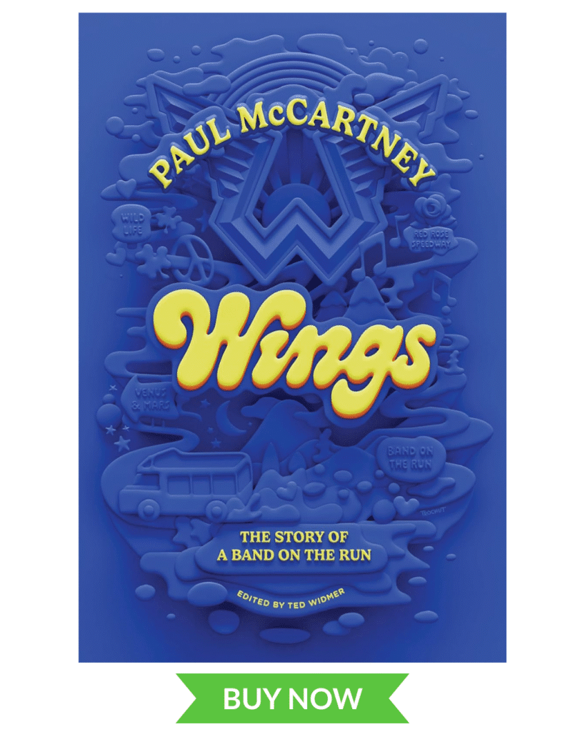 "Wings: the Story of a Band on the Run" by Paul McCartney book cover