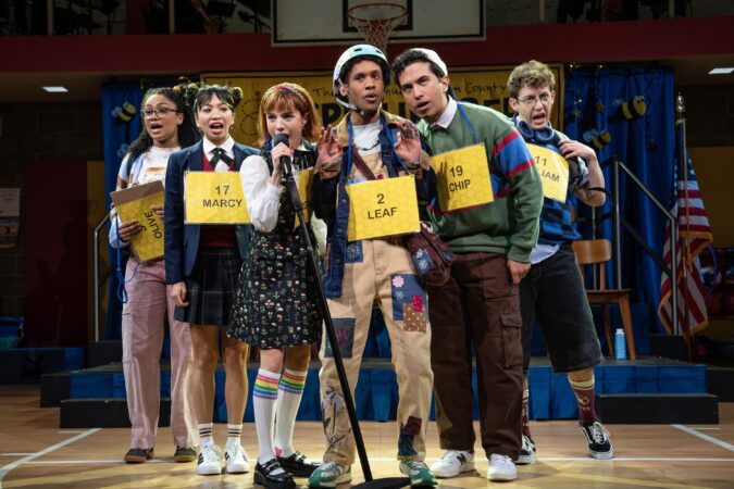 The cast of "The 25th Annual Putnam County Spelling Bee."