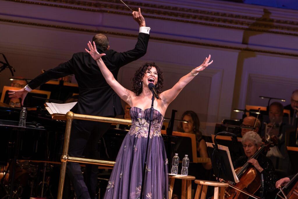 Mandy Gonzalez and The New York Pops at Carnegie Hall.