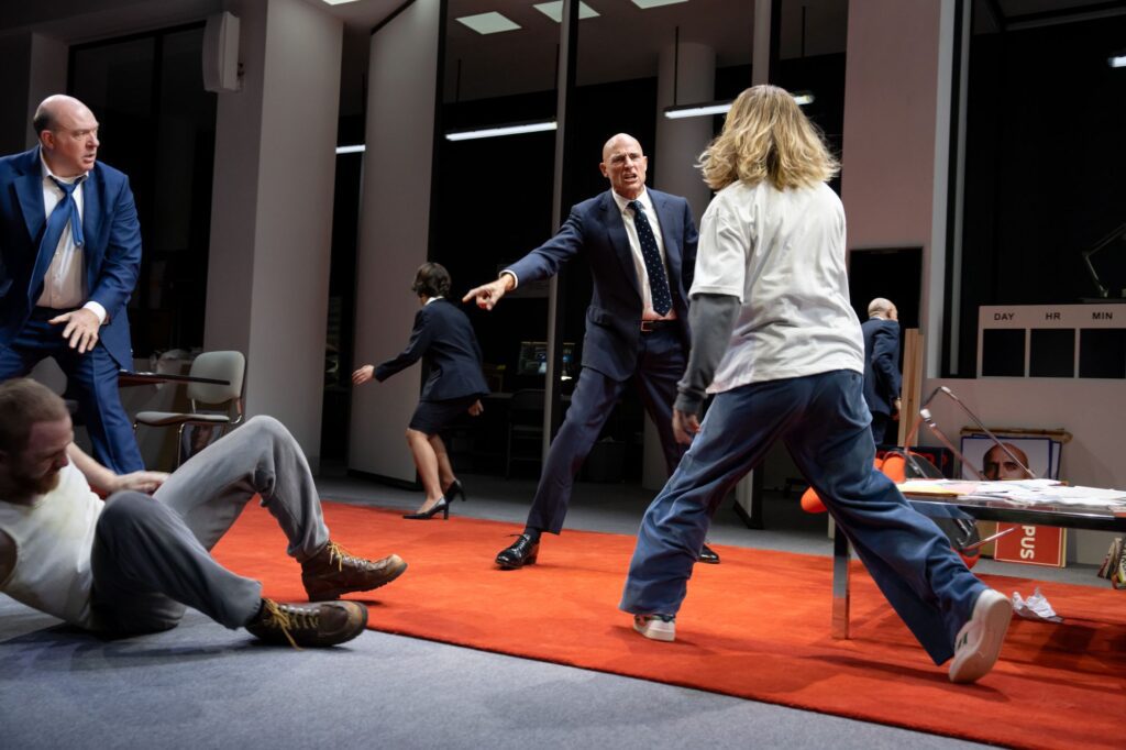 Mark Strong and the cast of "Oedipus."