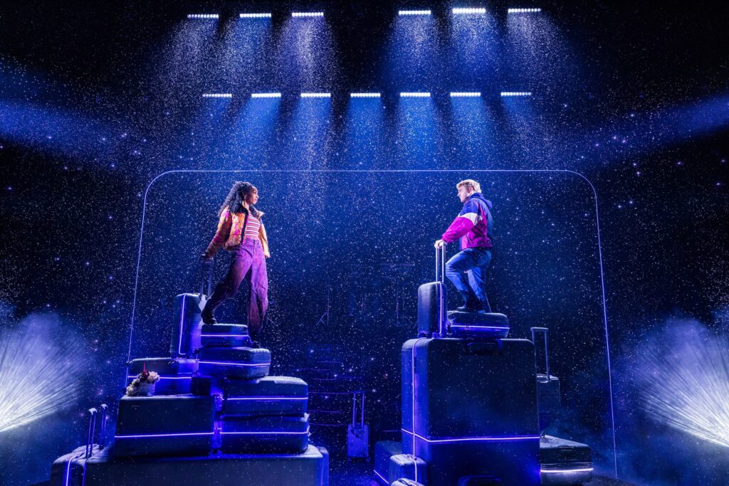 Christiani Pitts and Sam Tutty in "Two Strangers (Carry a Cake Across New York)."