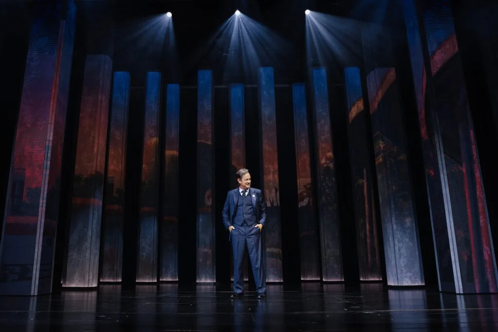 Tom Hanks in "This World of Tomorrow" at The Shed.