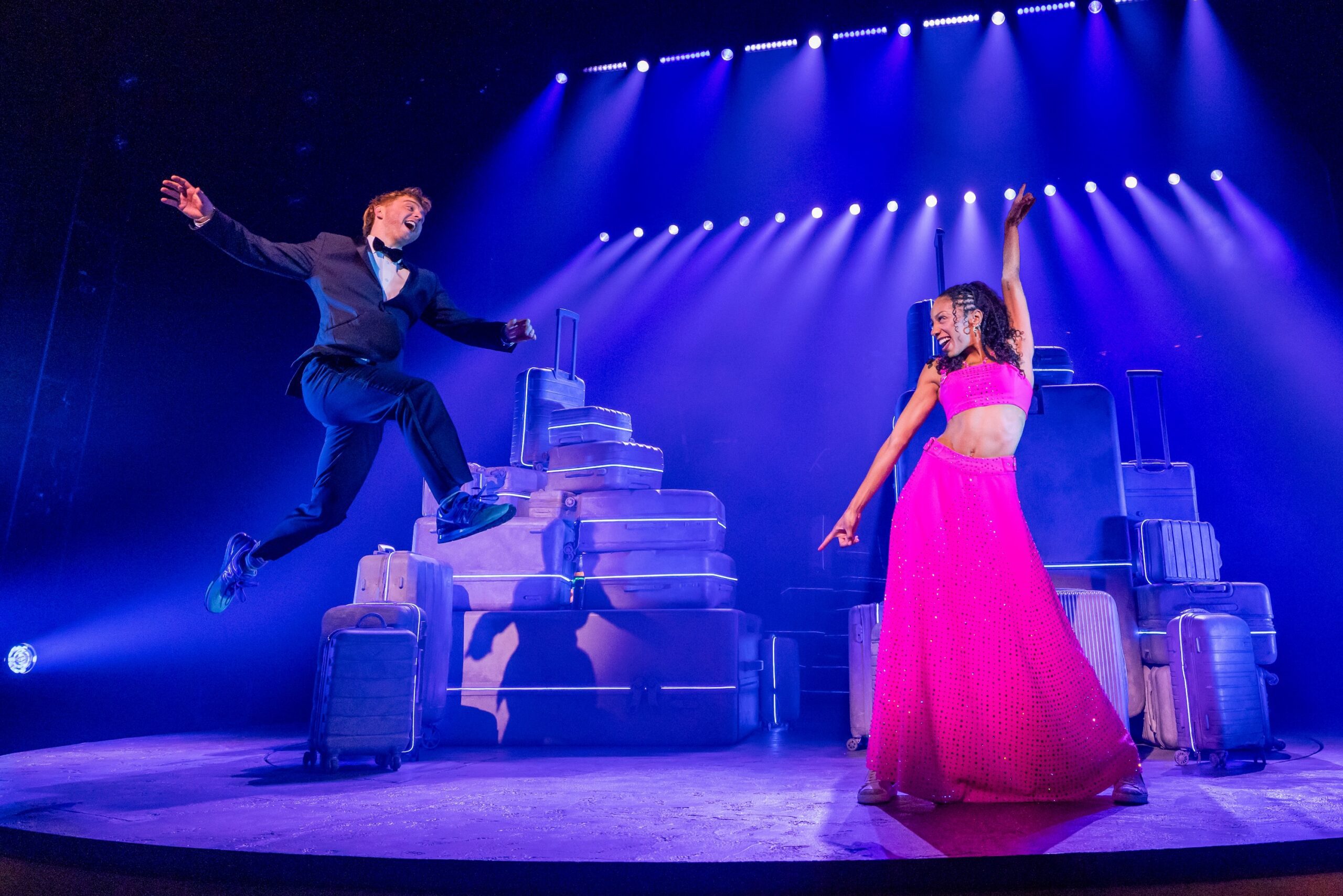 Sam Tutty and Christiani Pitts in "Two Strangers (Carry a Cake Across New York)."