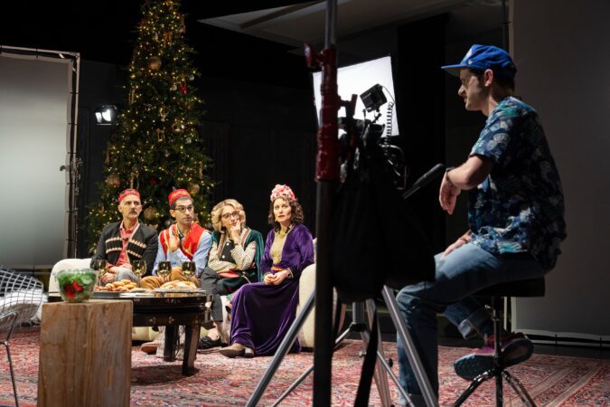 Nael Nacer, Raffi Barsoumian, Andrea Martin, Susan Pourfar, and Will Brill in "Meet the Cartozians."