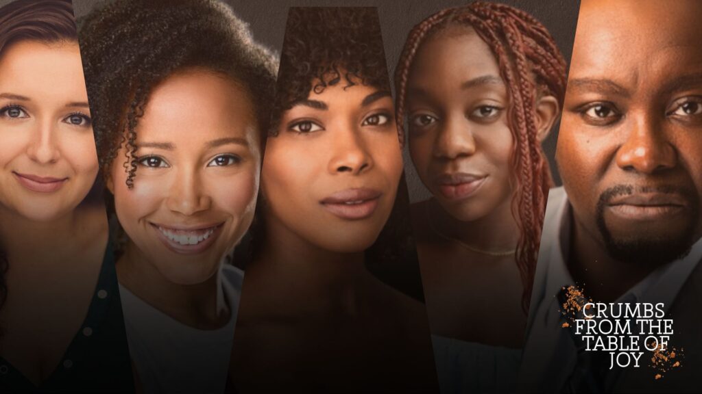 The cast of "Crumbs From the Table of Joy" at Crossroads Theatre Company