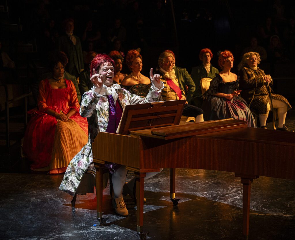 David Darrow and the cast of "Amadeus."