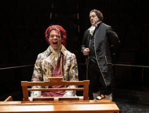 David Darrow and Ian Barford in "Amadeus."