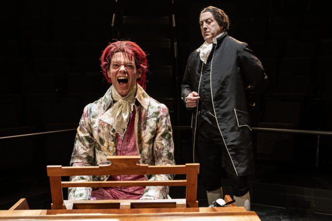 David Darrow and Ian Barford in "Amadeus."