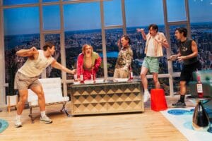 The cast of "Messy White Gays" by Drew Droege.