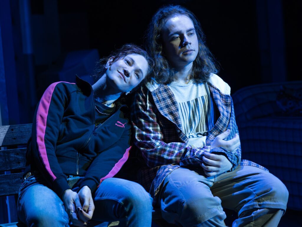 Andrea Lopez Alvarez and Christopher Dylan White in "Initiative."