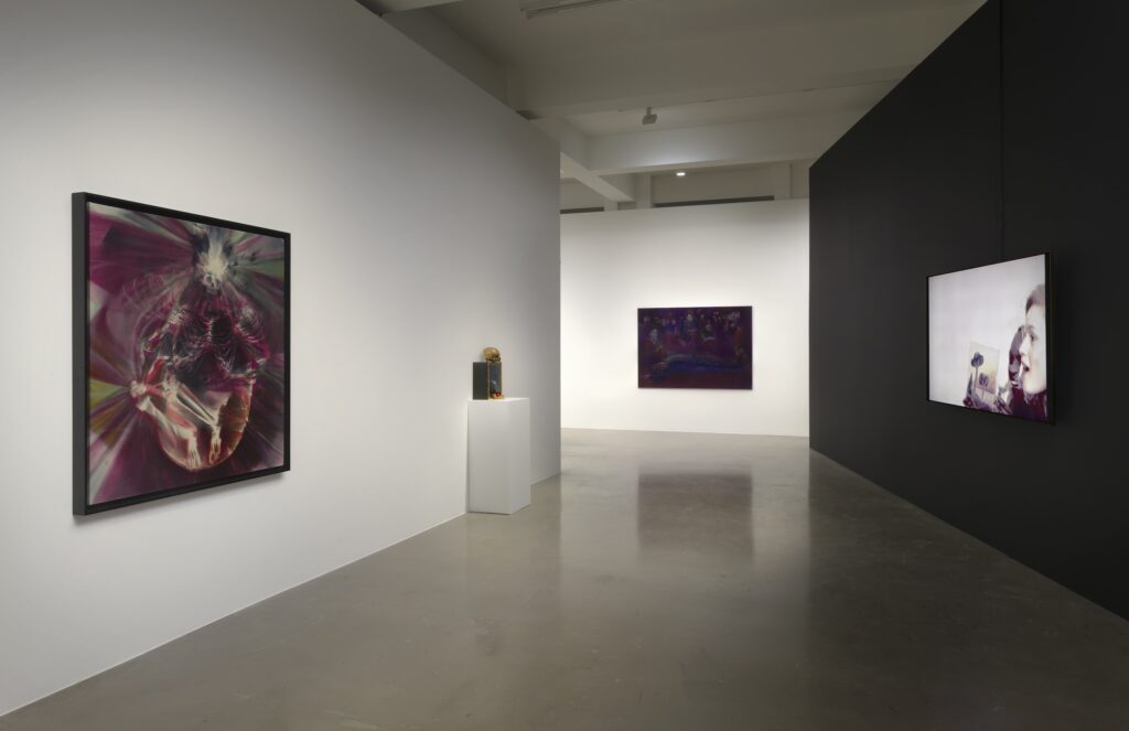 An installation view of "Horror" at Sprüth Magers.