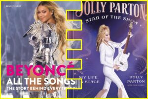 Beyoncé and Dolly Parton book covers