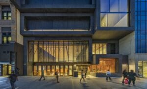 Exterior view of the Studio Museum in Harlem's new building, 2025. Courtesy Studio Museum in Harlem. Photo: Albert Vecerka/Esto.