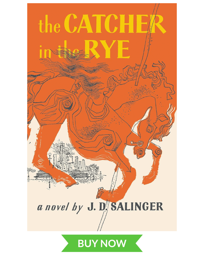 "The Catcher in the Rye". book cover