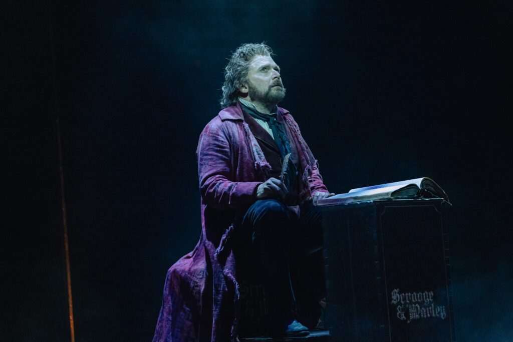 Michael Cerveris in "A Christmas Carol" at PAC NYC.