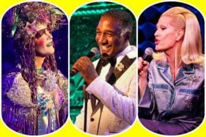 (l-r) Taylor Mac, Norm Lewis, and Justin Vivian Bond.