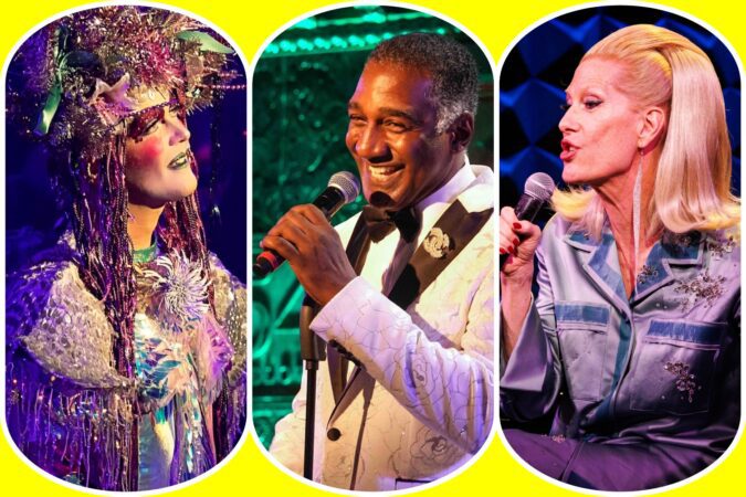 (l-r) Taylor Mac, Norm Lewis, and Justin Vivian Bond.
