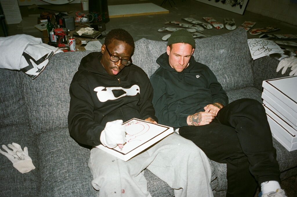 Artists Slawn and Opake.