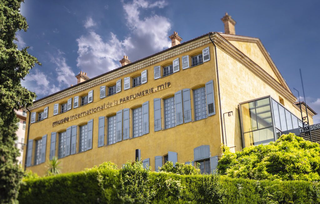 The exterior of the International Perfume Museum, Grasse, France.