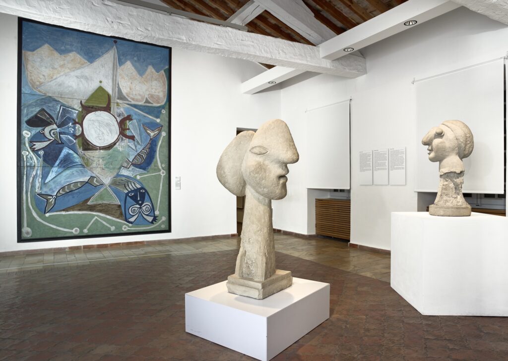 A hanging of the permanent collection Pablo Picasso, Picasso Museum, Antibes. Succession Picasso, 2024 