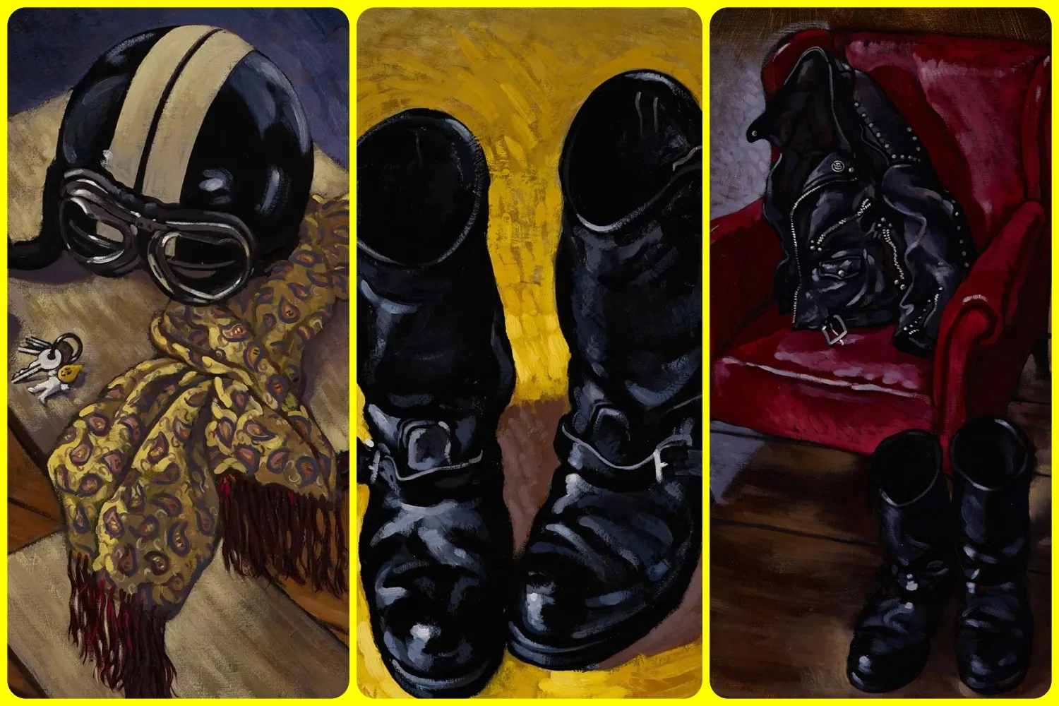 Paintings by Paul Simonon.