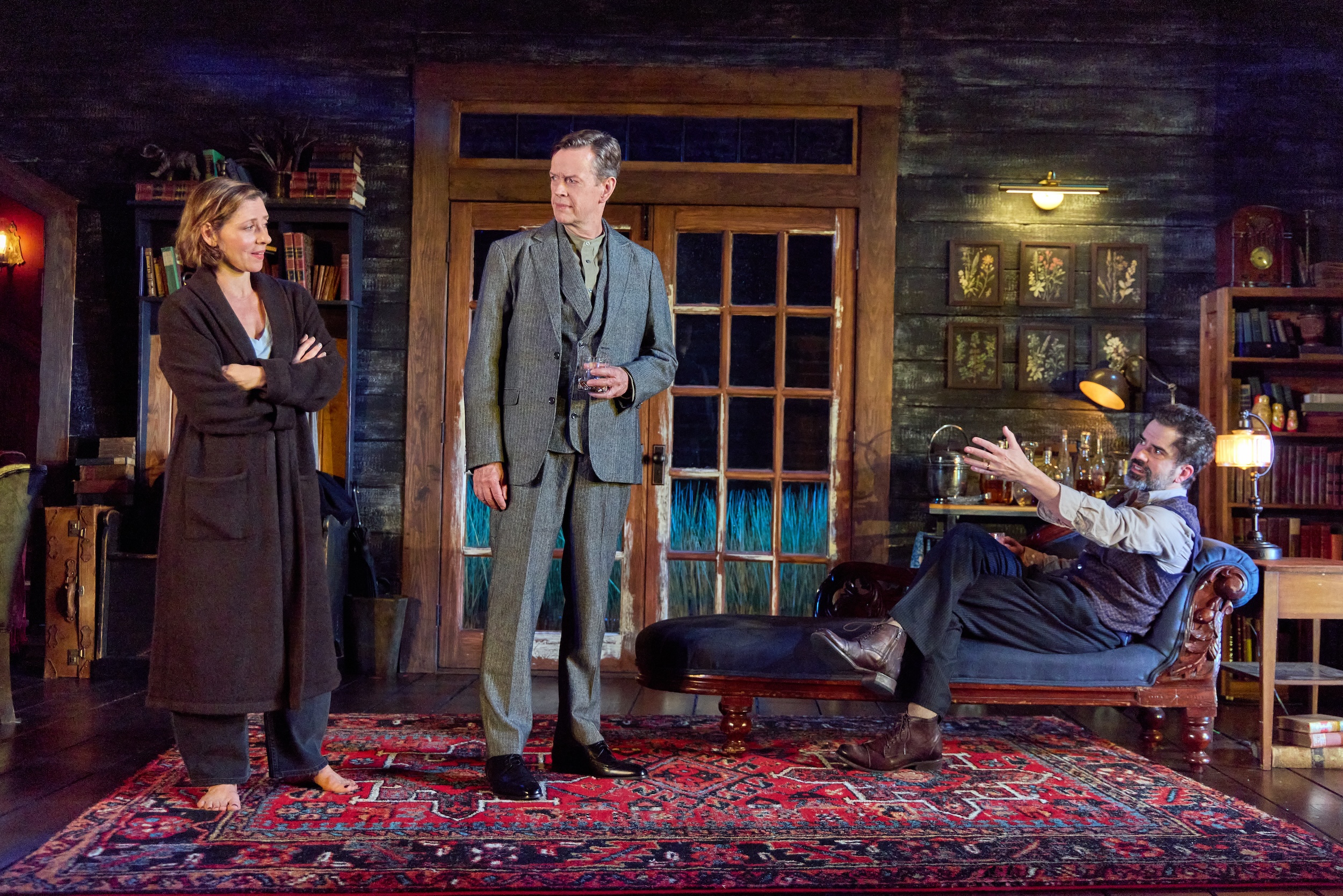 Miriam Silverman, Dylan Baker, and Hamish Linklater in "The Disappear."