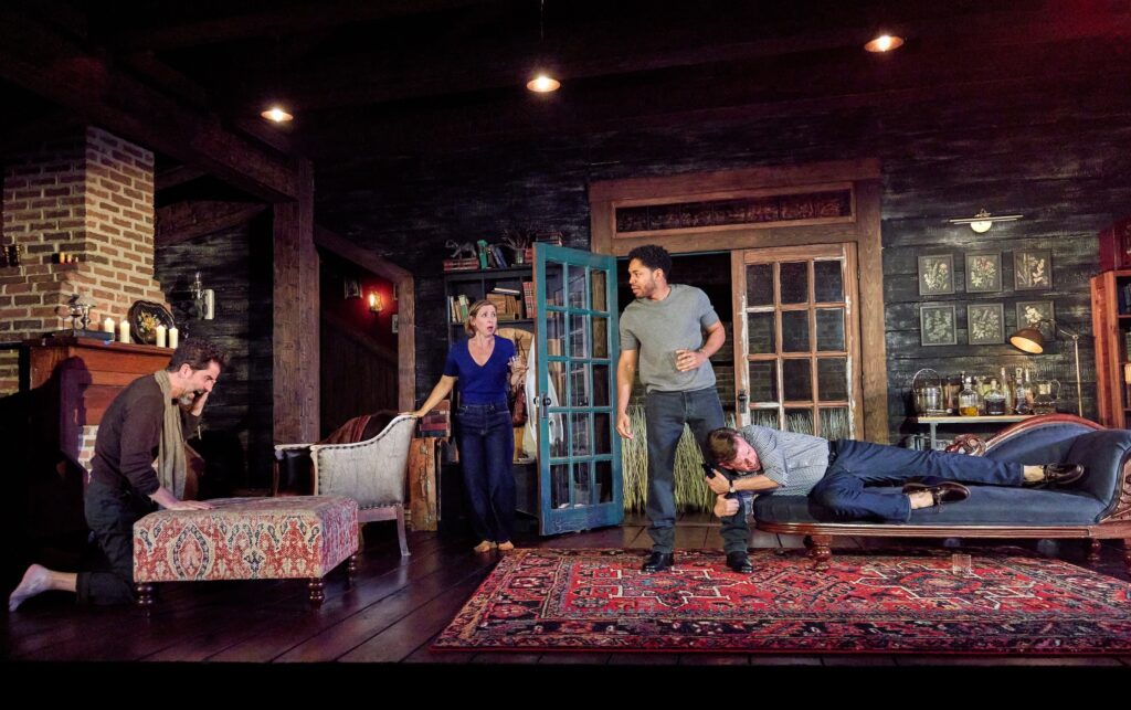 Hamish Linklater, Miriam Silverman, Kelvin Harrison Jr., and Dylan Baker in "The Disappear."