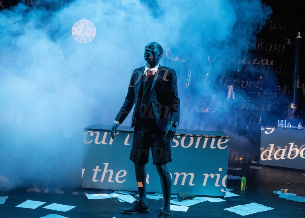 Christopher-Rashee Stevenson in "Ulysses."