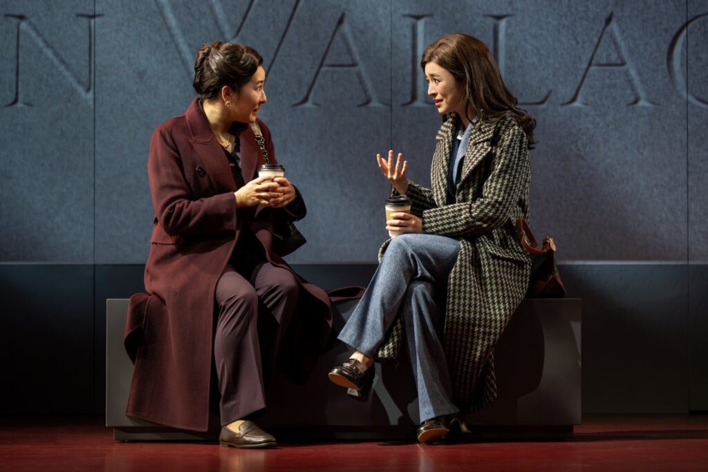 (l to r) Jennifer Ikeda and Anna Zavelson in "Chinese Republicans."