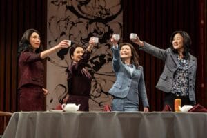 (l-r) Jodi Long, Jennifer Ikeda, Anna Zavelson, and Jully Lee in "Chinese Republicans."