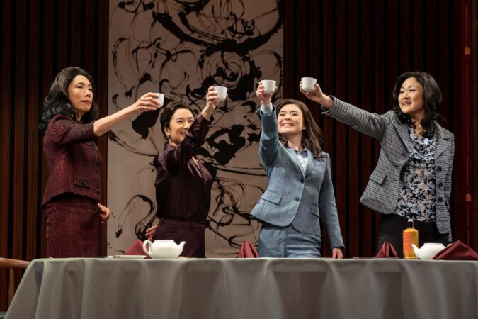 (l-r) Jodi Long, Jennifer Ikeda, Anna Zavelson, and Jully Lee in "Chinese Republicans."