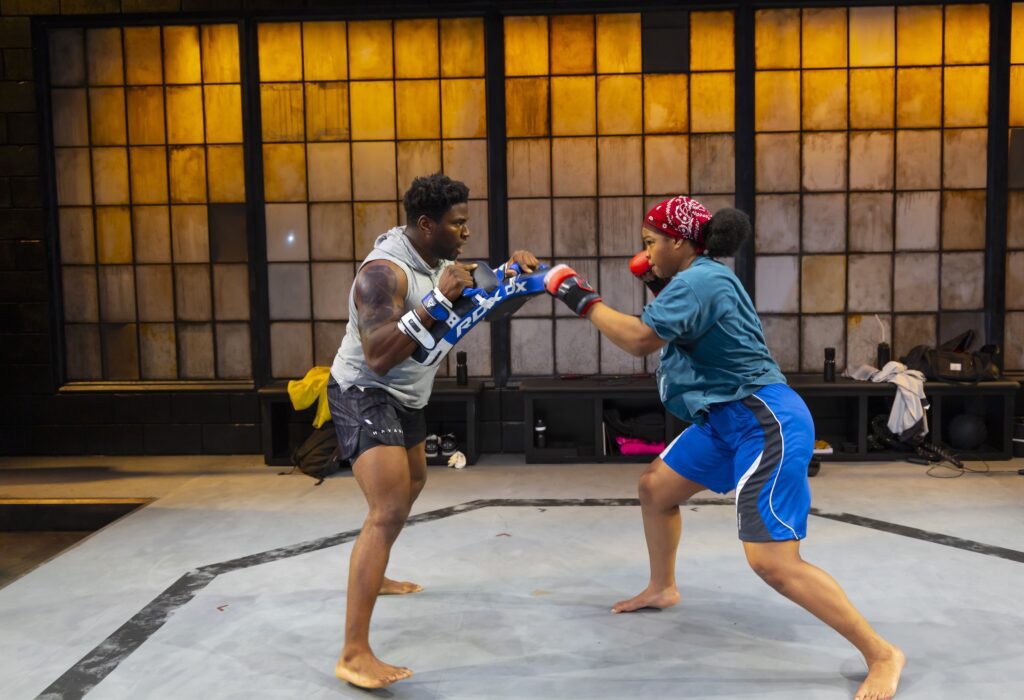 Okieriete Onaodowan and Aigner Mizzelle in "The Monsters."